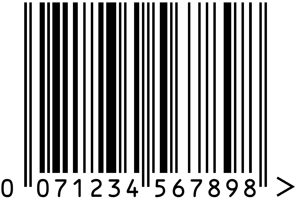 barcode EAN sint en Piet 071234567898