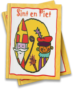 Sint en Piet - Nederlandse versie - boek Met Naam kind gepersonaliseerd - meisje