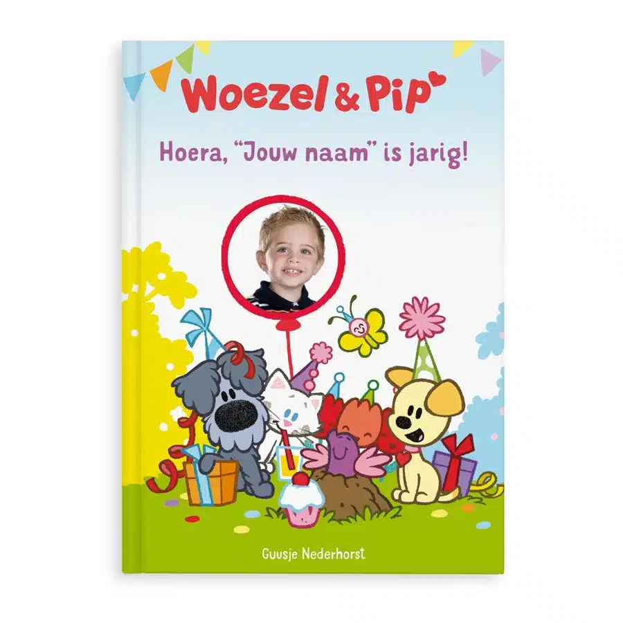 Woezel en Pip is jarig gepersonaliseerd boek-met eigen naam kind